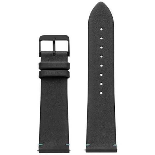 Blandat WATX&COLORS CRUSH klockarmband - Svart - Läder och rostfritt stål Svart