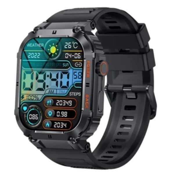 TELEFON, Smartwatch, Smartwatch, Denver Smartwhatch Swc-191b Samtalsfunktion Funktioner Skärmstorlek 1,96'' Skärm