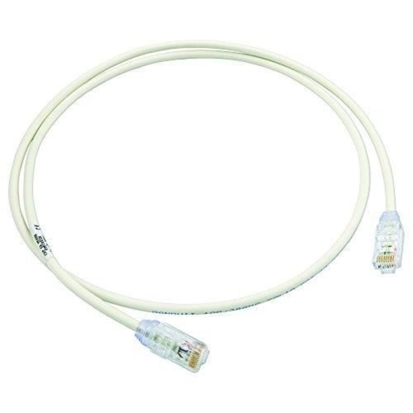 PANDUIT Cat 6A 28AWG UTP Patch-sladd - 1m - Vit