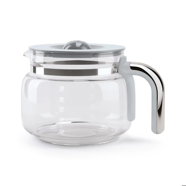 SMEG DCF02BLEU filterkaffebryggare - 10 koppar - 1050W - 1950-tal - Svart