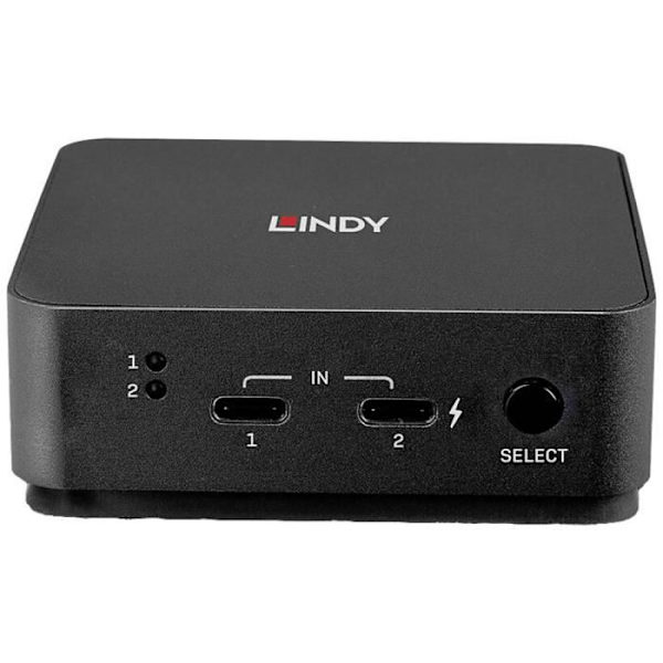 KVM-switch - LINDY - 2 portar Typ C - Dual HDMI 4K60 - Ultra HD 4K60Hz - MST och SST