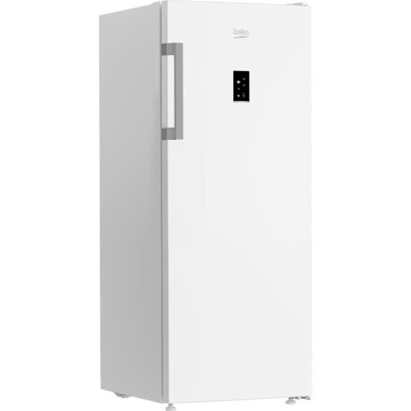 Fristående upprättstående frys - BEKO - B3RFNE274W - Klass E - 220 L - Autonomi: 13 h - 75,4 x 59,7 x 151,5 cm - Vit Vit