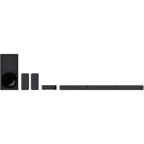 5.1 soundbar + subwoofer + 2 högtalare - SONY HT-S40R - 600W - Bluetooth 5.0 Svart