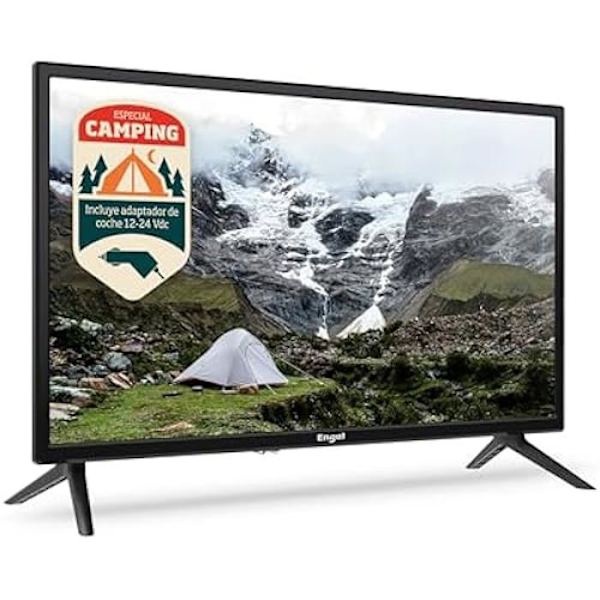 Engel LE2462CA LED-TV - 24 tum - Camping - 12/24V biladapter Svart