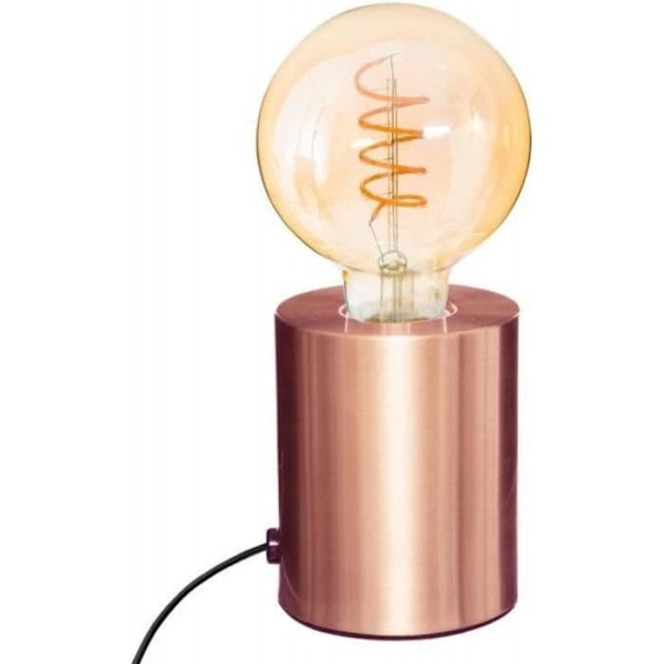 Metallrörlampa - Koppar - D 9 x H 10,5 cm Koppar