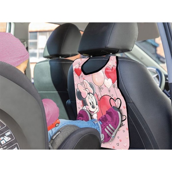Fyra Fyrkantig Bälte Tataway Skydd för Bilstol i PVC Minnie Mouse