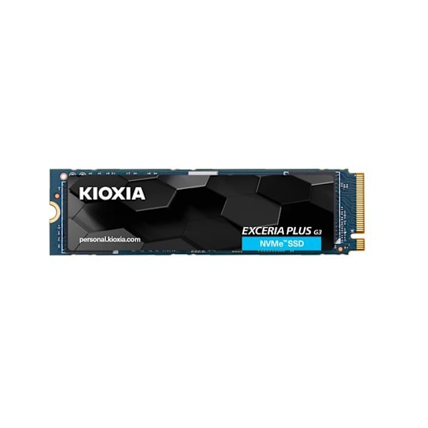 SSD - KIOXIA - EXCERIA PLUS - 1 To, M.2, 5000 Mo/s läsning, 3900 Mo/s skrivning, 64 Gbit/s