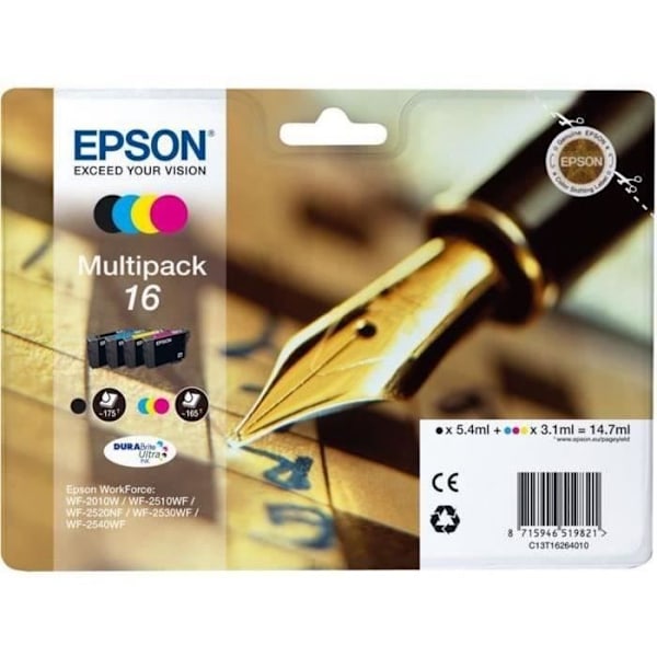 Epson PACK PLUME 4CL bläckpatron