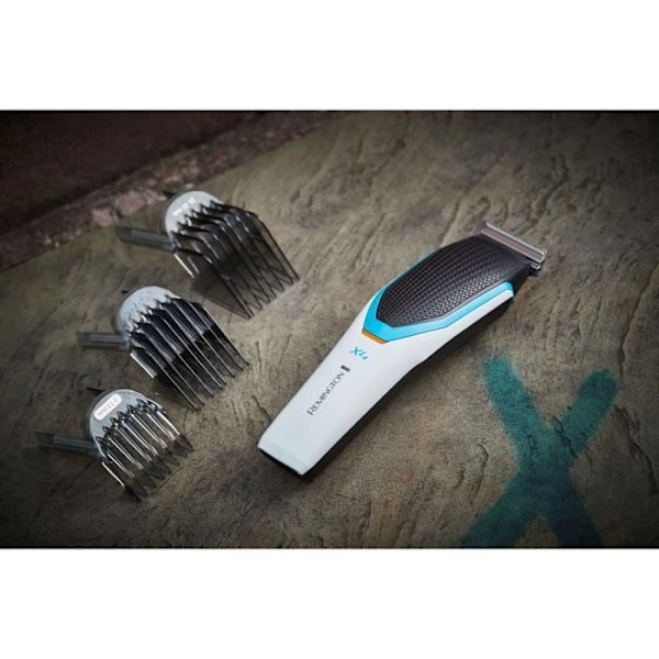 Hårklippare - REMINGTON - HC4000 X4 Power Xseries - Autonomi 60 min - Design Vit/Blå Vit och svart