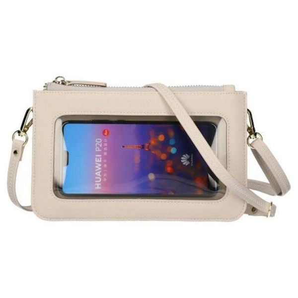 "Sac Horisontell - KSIX - Beige - PU - 20 cm x 13 cm - Mix" Beige