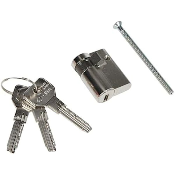 Cisa 0E30012012 ASIX europeisk profilcylinder, nickel, 30/10 mm Nickel