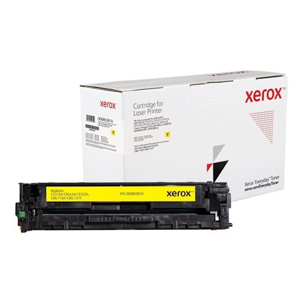 Toner Kompatibel - Xerox - 006R03810 - Gul - Laser - Kompatibel med HP 131A/125A/128A