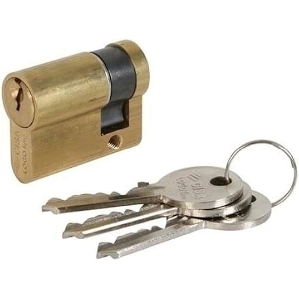 Cisa cylinder 08010.13.0 – 35 – 35 mässing L-15 08010.13.0 Mässing