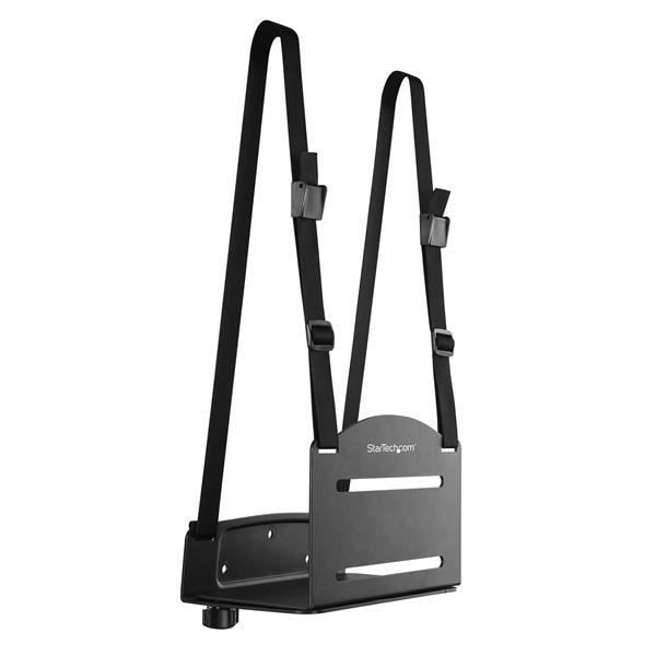 Universal CPU-hållare - StarTech.com - Justerbart väggfäste - 10 kg Max - Svart - Stål