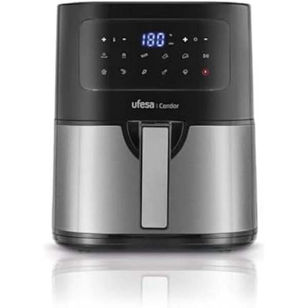 Fritös Air Fryer - UFESA - Condor - 4,5L - 1600W - Digital - 10 program Rostfritt stål