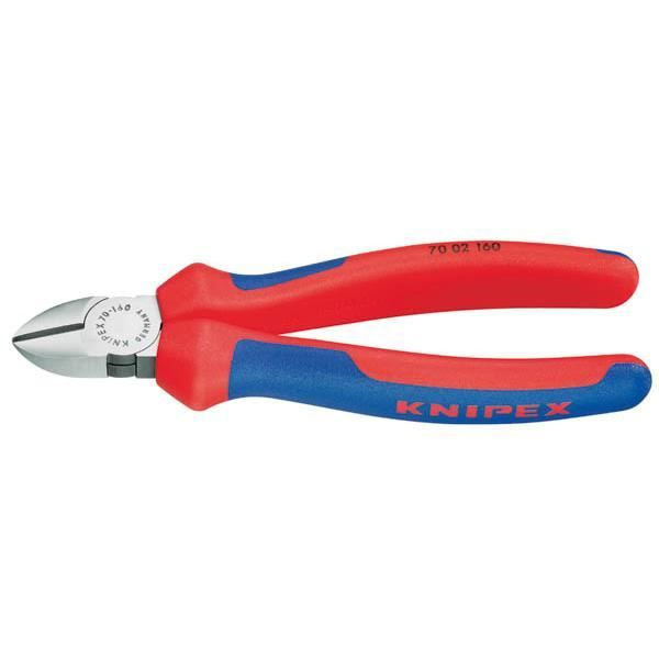 Sidoklipptång - KNIPEX - 7002160 - tråddiameter 2 mm - ståltråd 4 mm