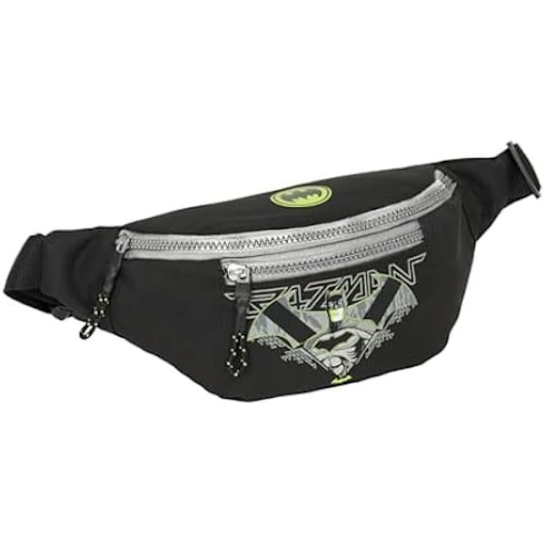 Sac Banane - SAFTA - Batman Game Over - Noir - Zippée - Bekväm för Barn