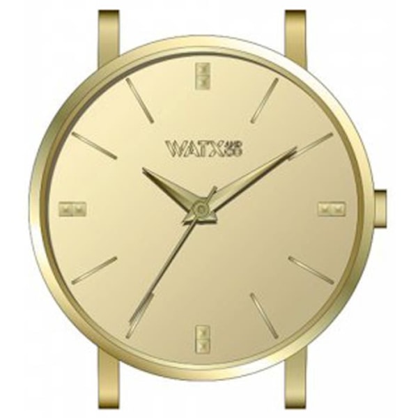 Kvinnoklocka - WATX&COLORS - GRUNGE WXCA3021 - Guld - Rund - Analog Kvarts Gul