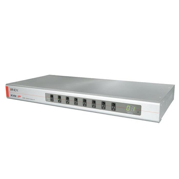 VGA, USB OCH PS/2 Combo KVM Switch, 8 portar Silver