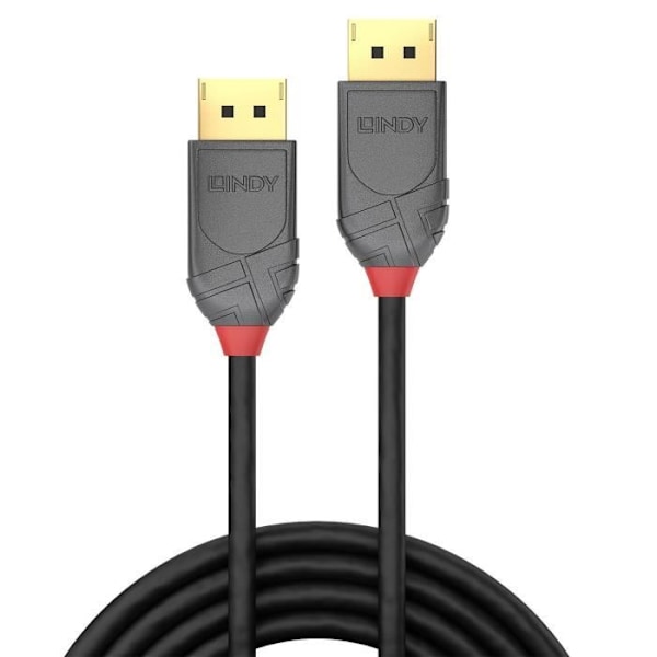 LINDY DisplayPort 1.2-kabel - Anthra Line - 5m