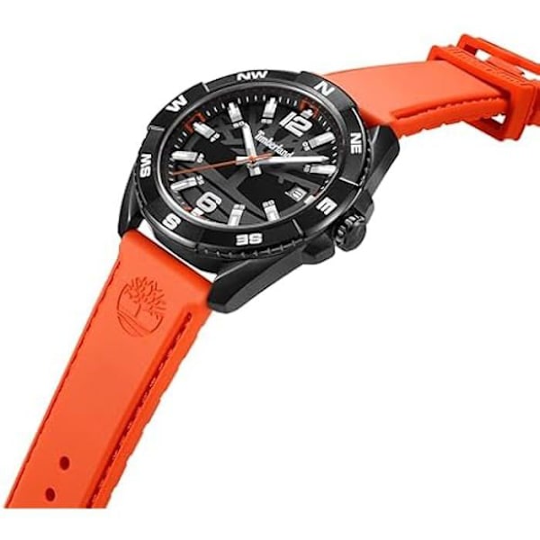 Timberland Unisex Analog-Digital Quartz Watch med armband i rostfritt stål Rostfritt stål