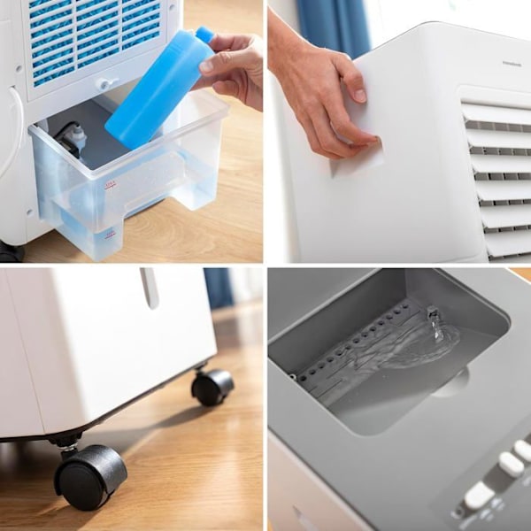 Airvecove InnovaGoods 5 L 65 W Multifunktion Bärbar Evaporative Air Conditioner Vit