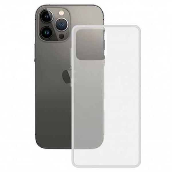 Coque Semi-Rigide - KSIX - iPhone 14 Pro - Förstärkt Skydd - Kompatibel med Trådlös Laddning - Transparent Transparent