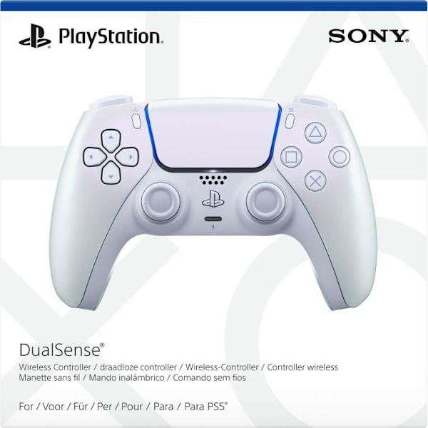 DualSense® trådlös handkontroll - Chroma Pearl I PS5 och PC Rosa, grädde
