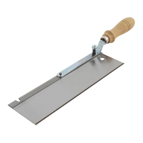 Utjämningssåg - WOLFCRAFT - med roterande och kantigt handtag - Metall och trä - Grå Grå och brun