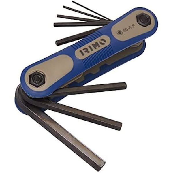 Vinklad hannyckelsats - Bahco - 46-8-F - Stål - 1,5-8 mm - Svart Svart