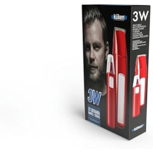 SET CORTA BARBA/NARIZ/OIDOS KUKEN