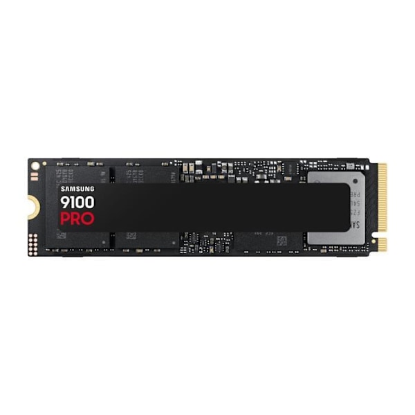 Samsung - 9100 PRO - Intern SSD - NVMe M.2 PCIe 5.0 x4 - 4 To - Läsningshastighet upp till 14 800 Mo/s - MZ-VAP4T0BW