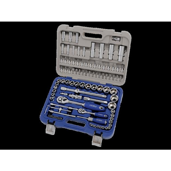 Coffert med hylsor 1/4-1/2 101 delar 129-101-4 Irimo