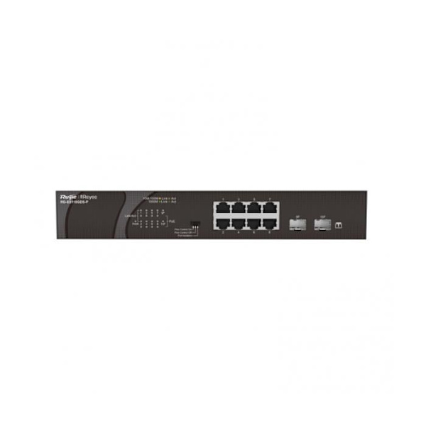 RUIJIE REYEE RG-ES110GDS-P SWITCH KONTOR 5 PORTAR 10/100 MBPS Svart