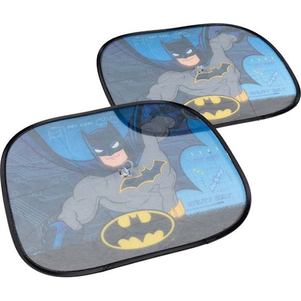 Sidochåns - Batman - 44 x 35 cm - UV-skydd - Sugproppfäste Läderlappen