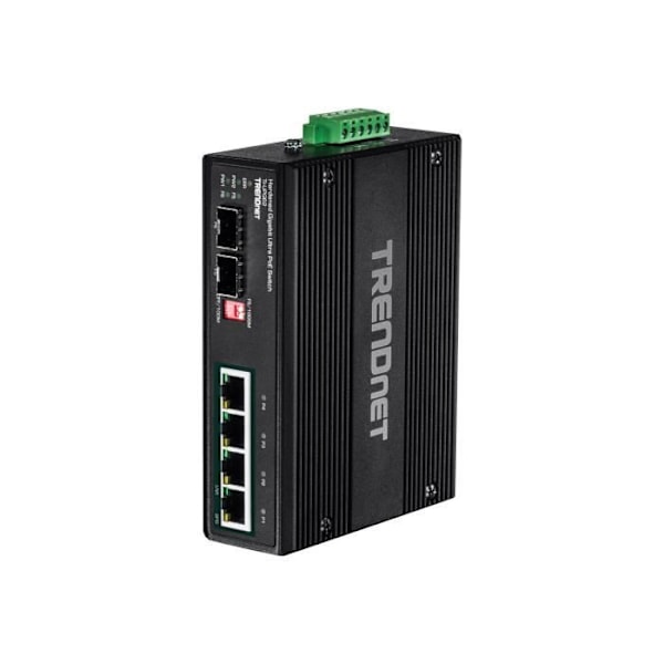 TRENDNET TI-UPG62 4-portars Ethernet-switch - 2 lager stöds - Modulär - Twisted Pair Svart