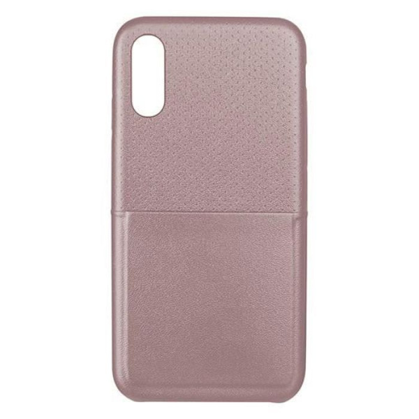 Skyddstelefon - Dots - Iphone X/Xs - Mjuk - TPU - Syntetisk Läder Rosa