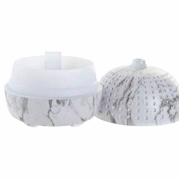 Luftfuktare - DKD Home Decor - Scandi - Aromadiffuser - LED - 180 ml Vit grå