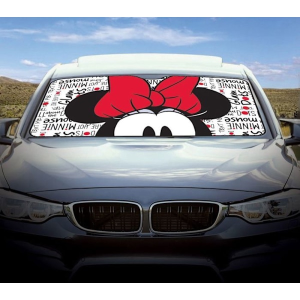 Solskydd fram - Tataway - Minnie - 130 x 70 cm - UV-skydd - Tecknad mönster