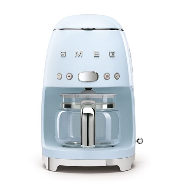 Filterkaffebryggare - SMEG - DCF02PBEU - 10 koppar - 1050W - Azurblå