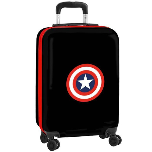 Kabinväska - AVENGERS - Captain America - 50 CM - Hård skal - 4 hjul 360°