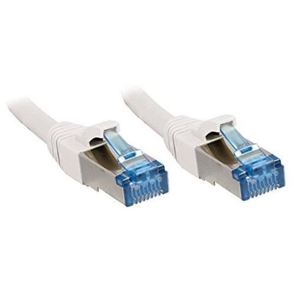 Kopparnätverkskabel - LINDY - Cat.6A S/FTP - 500MHz - 1m - Vit