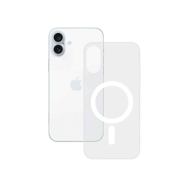 Ksix Bakstycke Silikon Magsafe Transparent - Apple Iphone 16 Plus