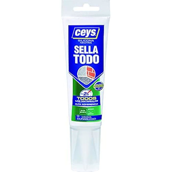 Silikon tätningsmedel - CEYS - Silicona sellatodo translucido 125ml Genomskinlig