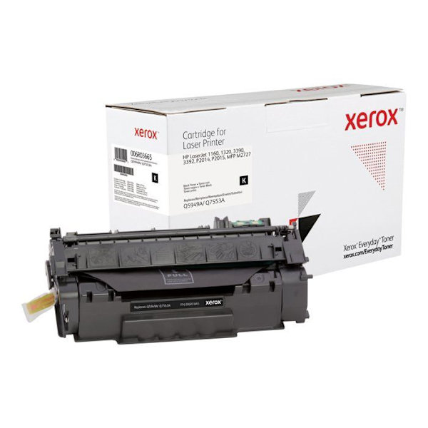 Toner Kompatibel - Xerox - Q5949A-Q7553A - Svart - Laser - Förpackning av 1