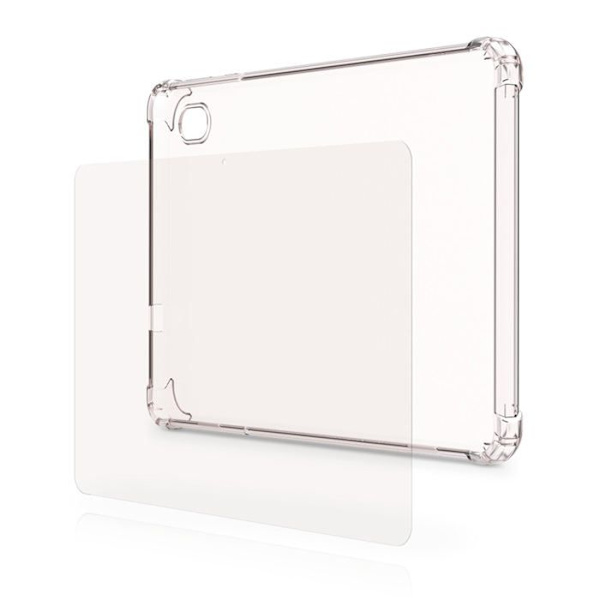 Skyddspaket - SPC - Gravity 4 - Transparent Fodral - Härdat Glas - Förstärkta Hörn Transparent