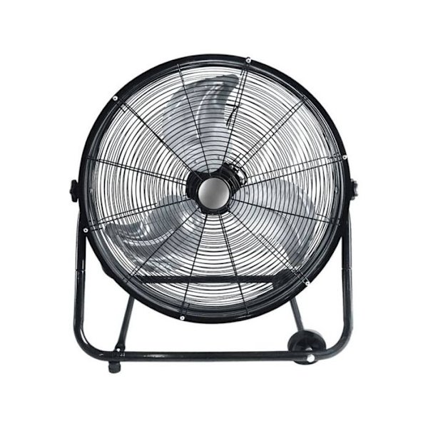 Industrifläkt på hjul - GREENICE - 180W - Svart Svart