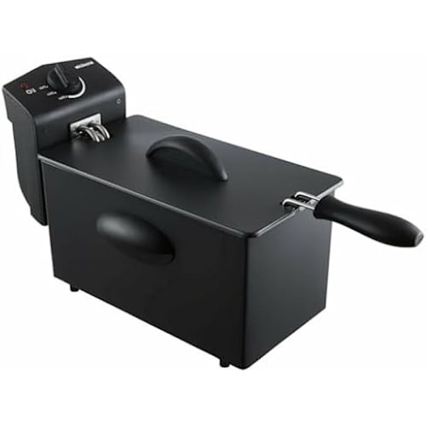 Fritös - KUKEN - 2000w - 3,0 L - Svart - Variabel temperatur Svart
