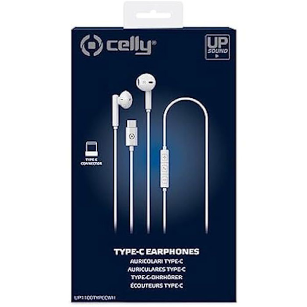 Stereohörlurar - CELLY - UP1100 - USB-C - Icke-trådlös - Färg ej specificerad