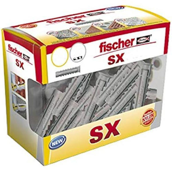 Pluggar - FISCHER - Taco SX 8x40 DIY - Stål - Försänkt huvud